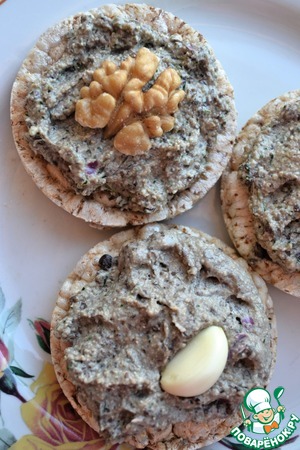 Паштет из чёрной чечевицы