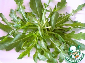 Салат "Цезарь" с семгой