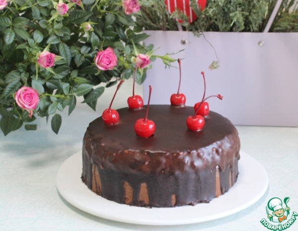 Шоколадный торт "Для тебя"