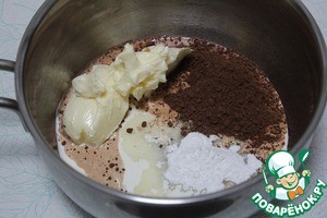 Шоколадный торт "Для тебя"