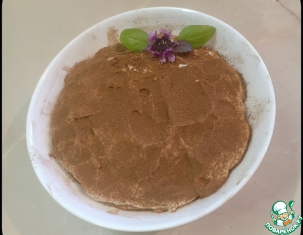 Тирамису без яиц с маскарпоне