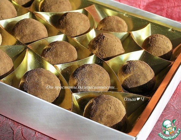 Трюфели с шампанским Трюфели с шампанским