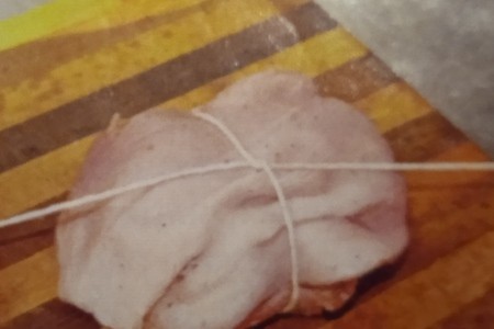 Закуска "мясной цветок"