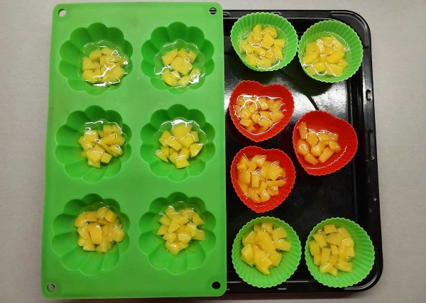 Желе двухслойное сливочно-фруктовое Желе двухслойное сливочно-фруктовое