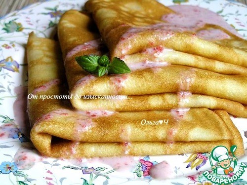 Блинчики на кокосовых сливках Блинчики на кокосовых сливках