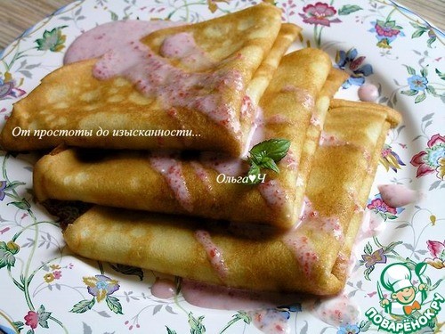 Блинчики на кокосовых сливках Блинчики на кокосовых сливках