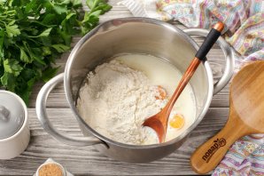 Блинчики с мясом, морковью и капустой Блинчики с мясом, морковью и капустой