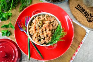 Икра из манки и морской капусты Икра из манки и морской капусты