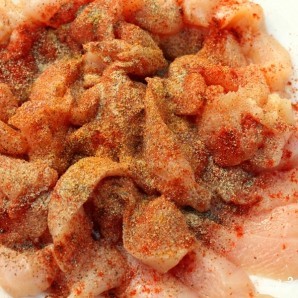 Куриное филе с фасолью Куриное филе с фасолью