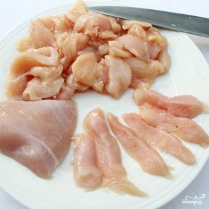 Куриное филе с фасолью Куриное филе с фасолью