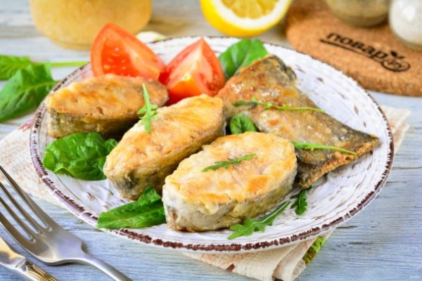 Сом жареный на сковороде Сом жареный на сковороде