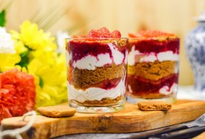 Десерт из печенья и творога Десерт из печенья и творога