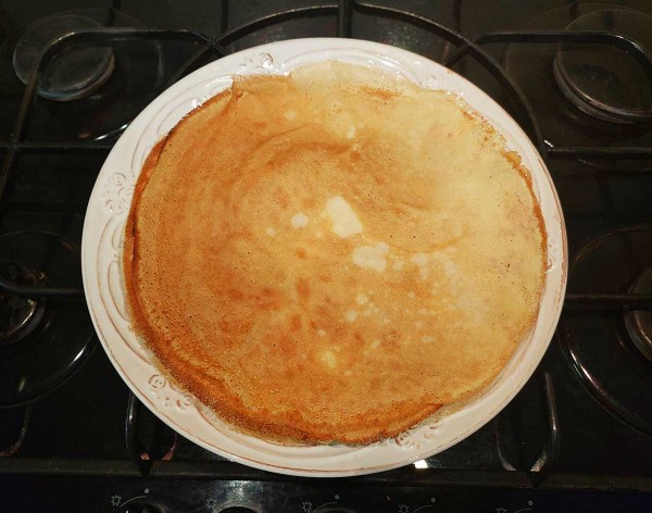 Заварные блины на кефире Заварные блины на кефире