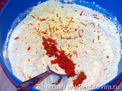 Постный апельсиновый бисквит