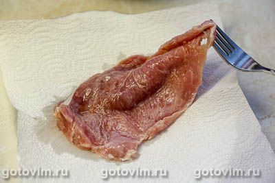 Отбивные из свинины, маринованные в рассоле Отбивные из свинины, маринованные в рассоле