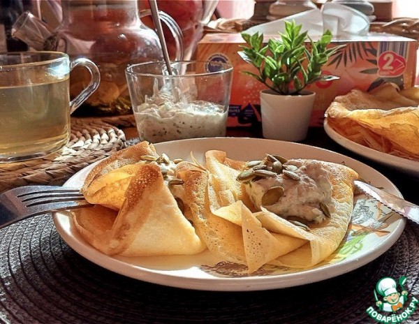 Блинчики "Три стакана" Блинчики "Три стакана"