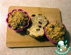 Овсяные маффины с яблоком и клюквой