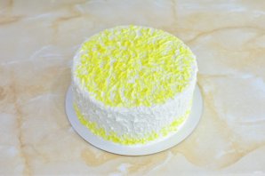 Торт «Молочная девочка» с бананами Торт «Молочная девочка» с бананами