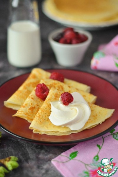 Блины на сливках Блины на сливках