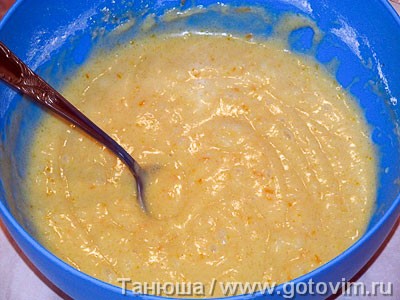 Постный апельсиновый бисквит