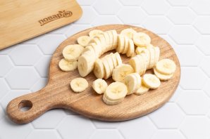 Банановые чипсы с медом Банановые чипсы с медом