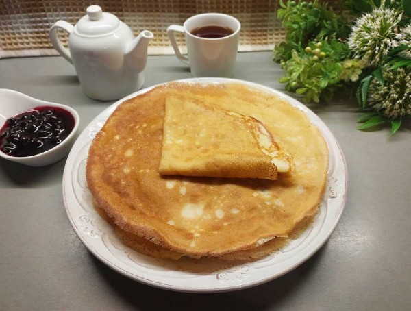 Заварные блины на кефире Заварные блины на кефире