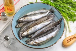 Заливной пирог с мойвой Заливной пирог с мойвой