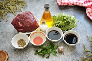 Карпаччо из лосятины Карпаччо из лосятины