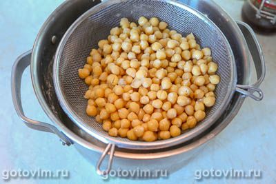 Пюре из нута с овощами и солеными огурцами Пюре из нута с овощами и солеными огурцами