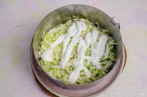 Салат "Обалденный" с пекинской капустой Салат "Обалденный" с пекинской капустой