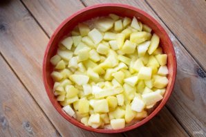 Насыпной пирог с яблоками без манки Насыпной пирог с яблоками без манки