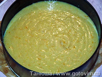 Постный апельсиновый бисквит