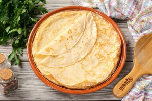 Блинчики с мясом, морковью и капустой Блинчики с мясом, морковью и капустой