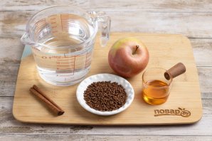 Гречишный чай с яблоком и корицей Гречишный чай с яблоком и корицей