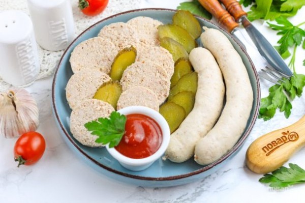 Домашние колбаски из свинины Домашние колбаски из свинины