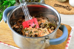 Икра из манки и морской капусты Икра из манки и морской капусты