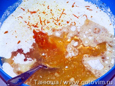 Постный апельсиновый бисквит