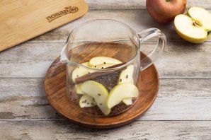 Гречишный чай с яблоком и корицей Гречишный чай с яблоком и корицей
