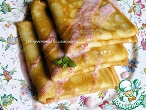 Блинчики на кокосовых сливках Блинчики на кокосовых сливках