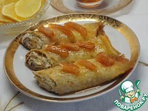 Тыквенные блины на рисовой муке