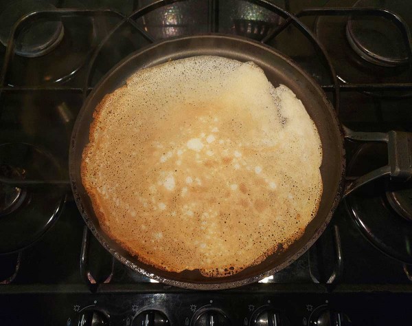 Заварные блины на кефире Заварные блины на кефире