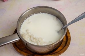 Рисовая запеканка с вишней