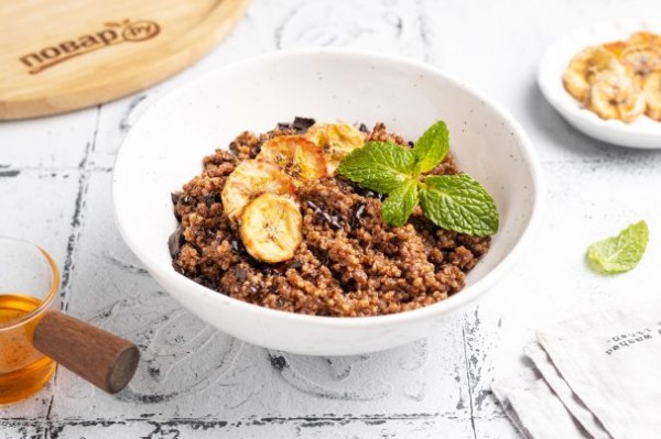 Шоколадная каша из киноа Шоколадная каша из киноа