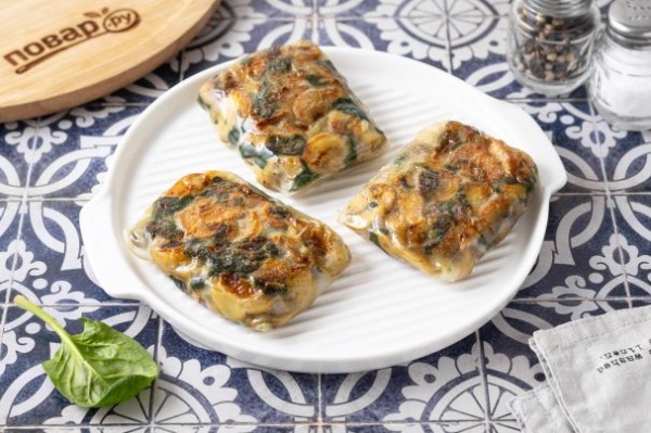 Блины из рисовой бумаги с шампиньонами Блины из рисовой бумаги с шампиньонами