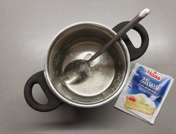 Желе двухслойное сливочно-фруктовое Желе двухслойное сливочно-фруктовое