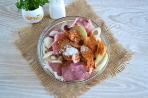 Маринад для шашлыка с луком Маринад для шашлыка с луком