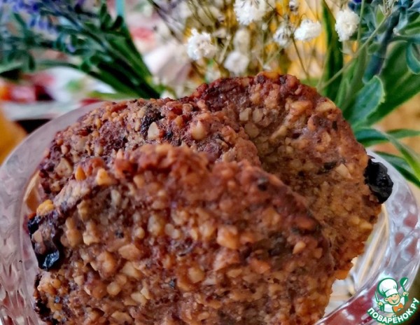 Бананово-ореховое печенье с изюмом Бананово-ореховое печенье с изюмом