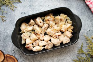 Запеканка из лососевых молок