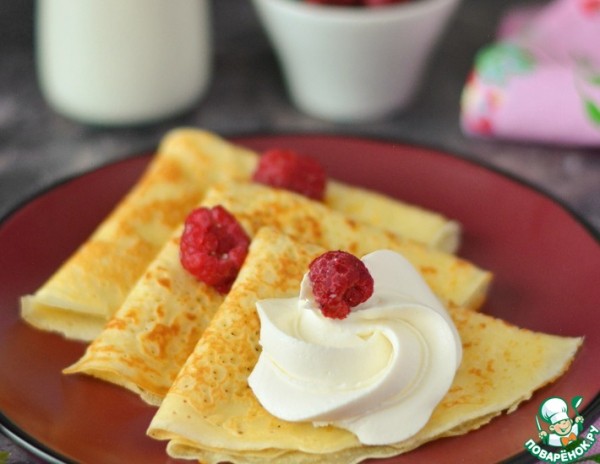 Блины на сливках Блины на сливках