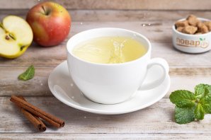 Гречишный чай с яблоком и корицей Гречишный чай с яблоком и корицей